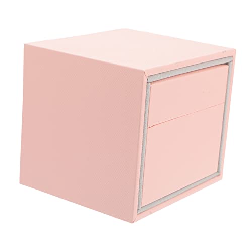 AOKWAWALIY Kasten Armband-Box praktisches Schmuckkästchen kleine Schmuckschatullen für Halskette Fall Pendel Halskette für Halsketten Halskette Vitrine Flanell Rosa von AOKWAWALIY