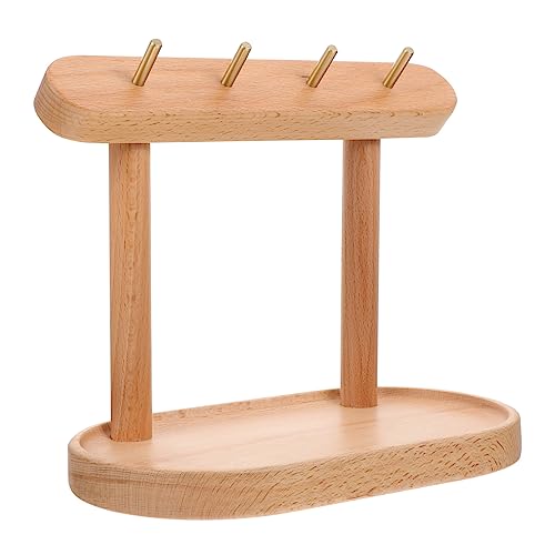 AOKWAWALIY aus Holz für Schlüssel Ringablage für Schmuck handyhalter Eingang entryway furniture entrance furniture Schlüsselhalter aus Holz dekoratives Schlüsselbrett Beige von AOKWAWALIY