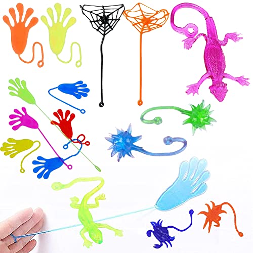 AOMiGT Klatschhände,Klatschhand Kinder,18PCS Klebrige Glibberhände,Party Mitgebsel,Glibber Klatschhände,klebrige Hände Spielzeug,Glibber Klatschhand,Glibberhand Mitgebsel,Mini Klatschhand Kinder von AOMiGT