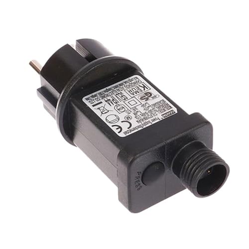 AOMiGT LED Netzteil Netzadapter, 31V 6W EU Stecker Lichterkette Netzteil Adapter, IP44 Wasserdicht Transformator, Transformator-Stecker-Netzteil für Weihnachtslicht, LED Streifen, Lichterkette Innen von AOMiGT