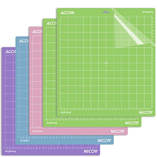 AOOIIN Schneidematte für Cricut Explore One/Air/Air 2/Maker, 5 Packungen, Ersatzzubehör für Cricut von AOOIIN