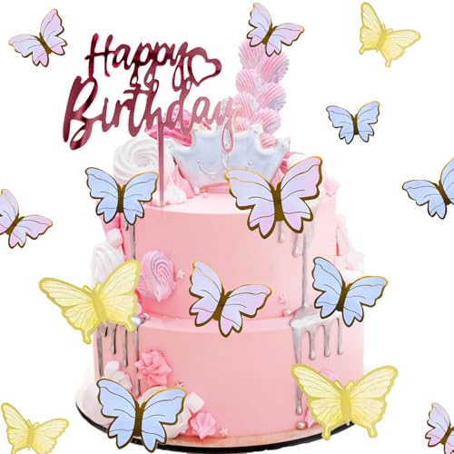 3-color butterfly cake decoration+arrangement von AOT