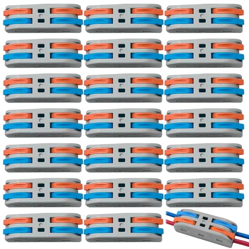 20 Pcs LüSterklemmen Durchgangsverbinder LüSterklemmen Klein Kabelverbinder Kabel Verbinder Kabel Klemmen Cable Connector LüSterklemmen Durchgangsverbinder LüSterklemmen Klein Kabelverbinder von AOUZOVLI