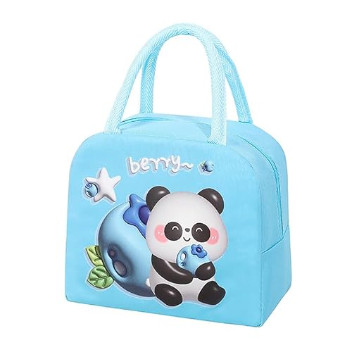 AOYEAH 3D Cartoon Lunch Picknick Tasche Thermische Lebensmittel tragbare Lunch Box funktionale Lebensmittel Picknick Bento Tasche für Frauen Kinder von AOYEAH