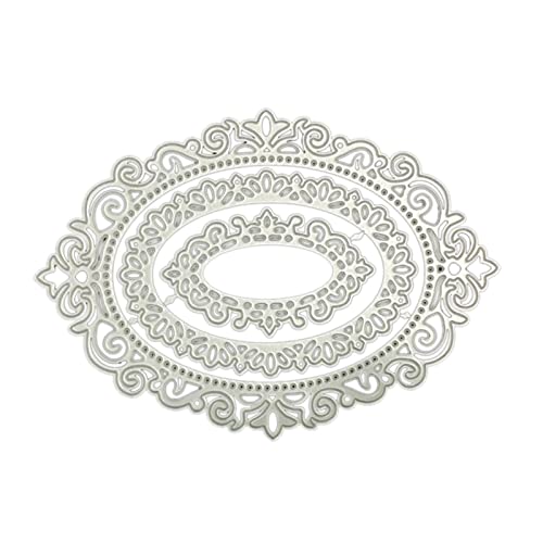 Ovale Stanzformen aus Karbonstahl, Spitzenprägung, Schablone für Kartenherstellung, Scrapbooking, Album Ovale Stanzformen aus Karbonstahl, Spitzenprägung, Schablone für Kartenherstellung, Scrapbooking, Album von AOYUDJ