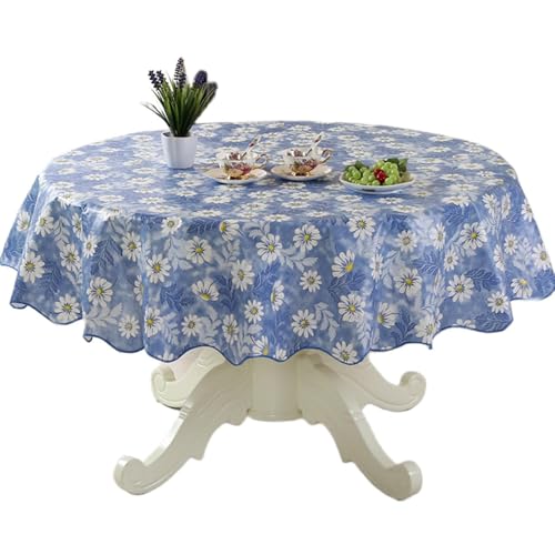 PVC-Tischdecken mit europäischem Blumenmuster, Öl- und Wasser-Tischdecke, ideal für Cafés und Häuser, für den Außenbereich PVC-Tischdecken mit europäischem Blumenmuster, Öl- und Wasser-Tischdecke, ideal für Cafés und Häuser, für den Außenbereich von AOYUDJ