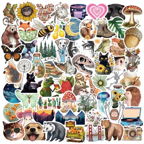 APAREAL Sticker Set 200 Stück, Graffiti Anime Aufkleber für Laptop Fahrrad Journal Scrapbook Skateboard Motorrad Snowboard Koffer, Wasserfeste Vinyl Aesthetic Decals von APAREAL