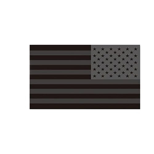 APBVIHL Dunkle Farbe USA Amerikanische Flagge US Vereinigte Staaten von Amerika Infrarot IR Reflektierende Patches Applikationen Taktische Militär Moral Emblem Abzeichen Patch, Handsized von APBVIHL