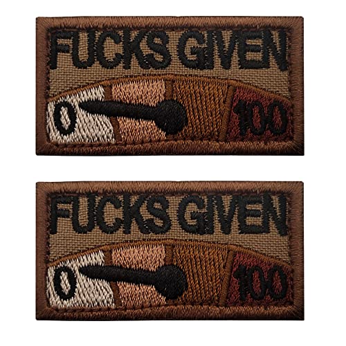 Fucks Given Bestickte Applikationen Nähen Patch Emblem Abzeichen Morale Taktische Militär Patch Klettverschluss Rückseite von APBVIHL