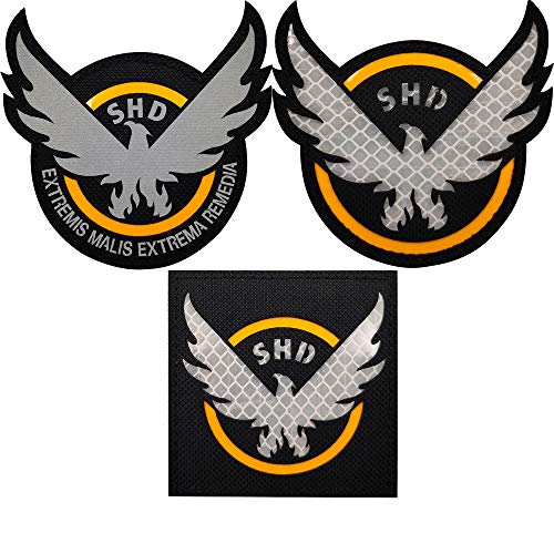 IR Infrarot Reflective The Division SHD Patches Tactical Emblem Military Moral Armband Badges Dekorative Applikationen von APBVIHL