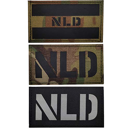 IR-Infrarot-reflektierende NLD-Flaggen-Applikationen, Flicken, Niederlande, Holland-Flagge, DIY-Emblem, Moral, taktische Militär, dekorative Armband-Abzeichen von APBVIHL