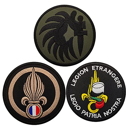 Legion Etrangere Fallschirmjäger französisches ausländisches Regiment Patch gestickte taktische Moral Patches Abzeichen Nähen Applikationen Legio Patria Nostra von APBVIHL