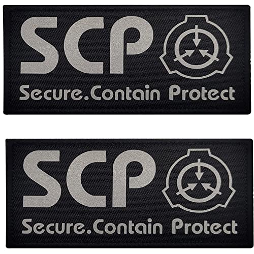 SCP Foundation Special Containment Procedures Foundation-Logo, reflektierendes IR-Patch, Militär-Armband, Abzeichen, dekorative Applikationen von APBVIHL