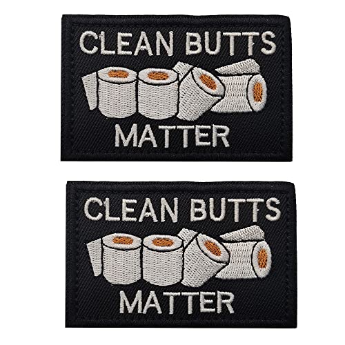 Toilettenpapier Clean Butt Matter Bestickte Applikationen Patches Nähen Dekorieren DIY Handwerk Applique Patch von APBVIHL