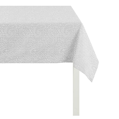 APELT 7907 100X100 88 mitteldecke, Polyester, hellgrau von APELT