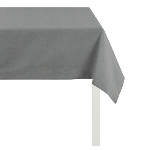 Apelt Tischdecke, Polyester-Baumwolle, Anthrazit, 140 x 250 x 0.5 cm von APELT