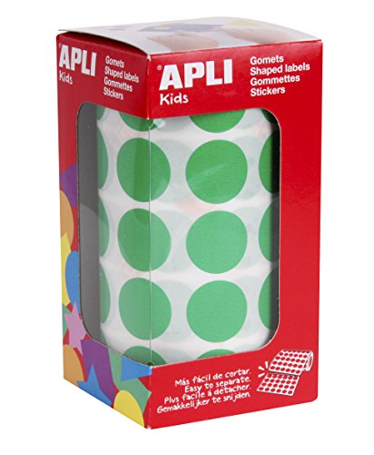 agipa 4862 apli Kids Sticker Creative "Rund", auf Rolle, grün von APLI Kids