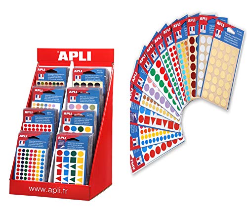 APLI 102172 160 Schokomandeln Etiketten, Farben von APLI