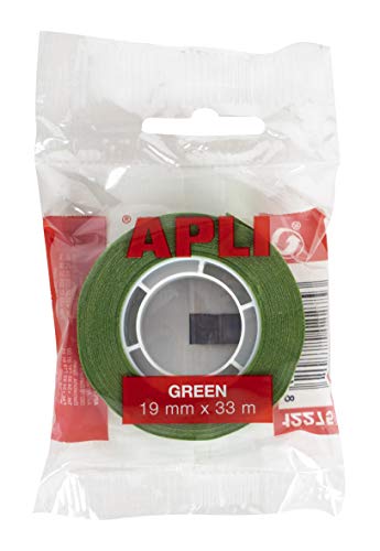 APLI - Klebeband Grüne Tasche 19 mm x 33 m grün von APLI