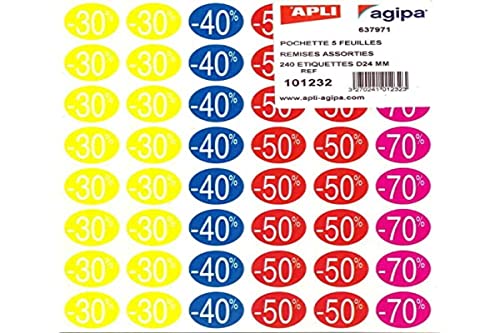 Apli 101232 Tags für Caribes, 24 x 101232 von APLI