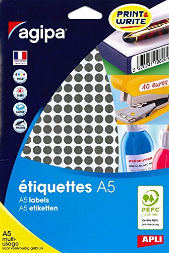 Apli 114307 – Packung mit 2940 Mehrzwecktabletten, Durchmesser 8 mm, Schwarz von APLI