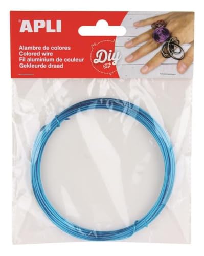 Apli 946048 - Draht Farbe blau 1.5mm 5m von APLI