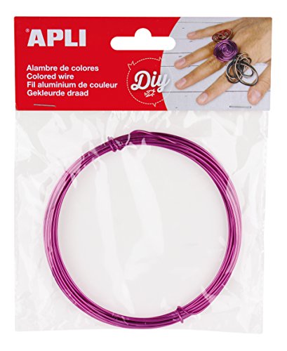 Apli 946049 - Draht Farbe rosa 1.5mm 5m von APLI