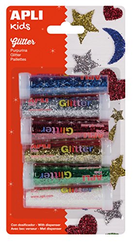 Apli Kids 13343 Glitzerpulver, metallic von APLI Kids