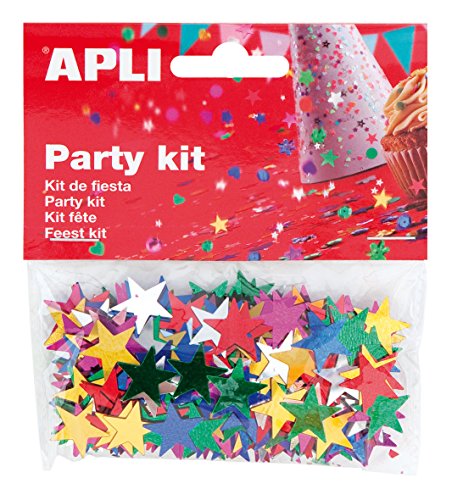 Party Kit Bolsa de Estrellas 15mm Metalizadas Apli 13821 von APLI