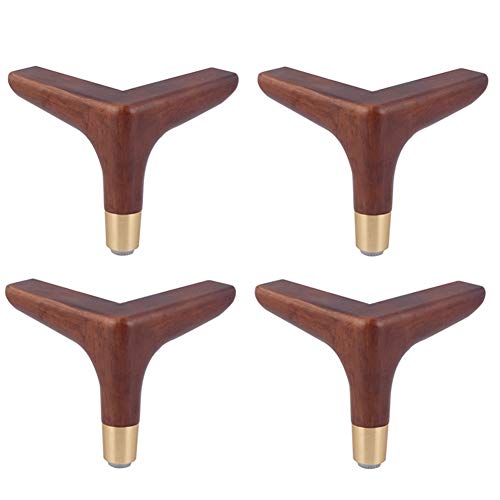 APOE Möbelfüße Holz Möbelbeine Schrankfüsse Couchtisch Beine 4 Stück, 14cm, für Ersatzreparatur Sofabeine,TV-Schrank, Kleiderschränke, Küchen, Füße für Möbel von APOE