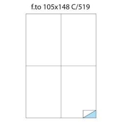 ETICHETICHETICHETTA C/519 105X148 CF 100FOGLI von APP TAC