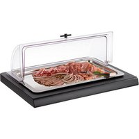 APS Buffetvitrine TOP FRESH GN 1/1 schwarz 41,0 x 60,0 cm von APS