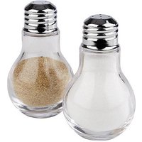 APS Salz- und Pfefferstreuer transparent/silber 2-tlg. von APS