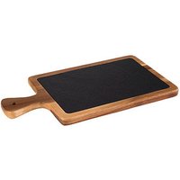 APS Servierplatte braun, schwarz 26,0 x 18,0 cm von APS