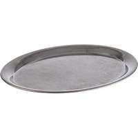 APS Tablett KAFFEEHAUS VINTAGE silber oval 29,0 x 22,0 cm von APS