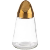 APS Vorratsdosen 15,5 cm hoch transparent, gold 0,35 l, 1 St. von APS