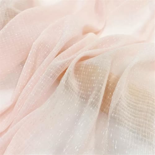 Glitzer Basteln Tüll, DIY Organza Stoff Meterware, Basteln Dekostoff Tüllband Tischband Tüllnetz, Tüllstoff Glitzer Dekostoff Mit Sternen Für Hochzeit Party Dekoration (1.5x0.9 m,#14) von AQCQDQ