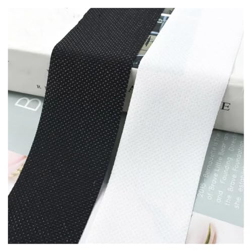 AQXYWQLL 1-5 Meter rutschfestes Silikon-Gummiband 50 mm Stretch-Gummibänder for Nähen von Kleidung, Gurtband, Gürtel, DIY-Bekleidungszubehör(Black,1METER_50MM) von AQXYWQLL