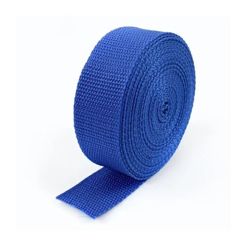 AQXYWQLL 10 Meter 20–50 mm Polypropylen-Gurtband, Rucksackgurte, Handtaschenbänder, Gürtelband, DIY-Kleidungs-Nähzubehör(51RoyalBlue,50mm) von AQXYWQLL