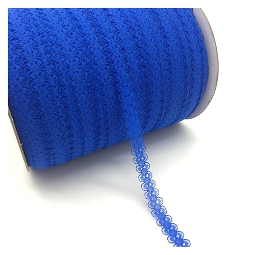 AQXYWQLL 10 Yards/Lot 5/8 Zoll (15 mm) Spitzenband, bilaterales Kunsthandwerk, bestickter Netz-Spitzenbesatz, Stoffband, DIY Nähen, Rock-Zubehör(Blue) von AQXYWQLL