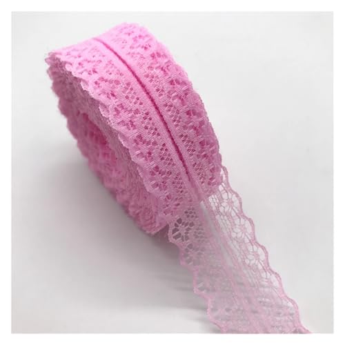 AQXYWQLL 10yards 30mm Spitze Band Trim Stoff DIY Gestickte Netz Schnur for Nähen Dekoration Spitze Stoff(Pink) von AQXYWQLL