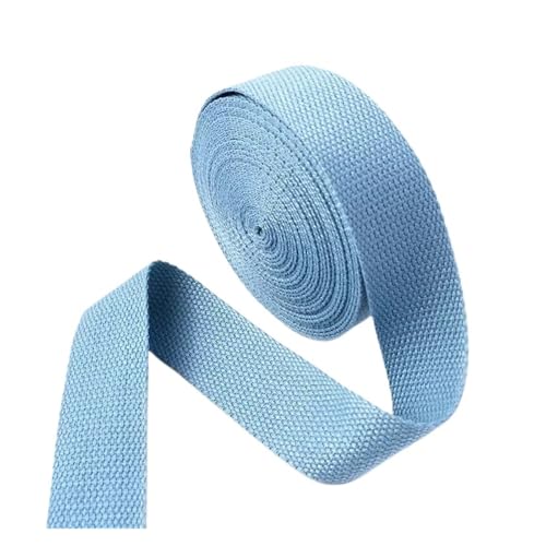 AQXYWQLL 20–50 mm 4 m Polyester-Baumwoll-Gurtbänder, Canvas-Gurtbänder for Rucksack, Kleidung, Sicherheitsgurt, Nähbänder, Zubehör(Blue,38mm) von AQXYWQLL