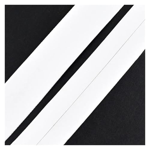 AQXYWQLL 5 Meter Lederband PU Weiches Gurtband Geflochtene Bänder Klebeband for Halskette Schmuck Armband Taschen Kleidungsstück DIY Nähzubehör(White,10mm) von AQXYWQLL