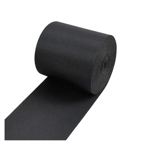 AQXYWQLL 5 mt 10–100 mm schwarzes Nylon-Gurtband, Rucksackgurt, Haustierhalsband, Sicherheitsgurt, Band, DIY-Tasche, Kleidung, Nähzubehör(100mm) von AQXYWQLL