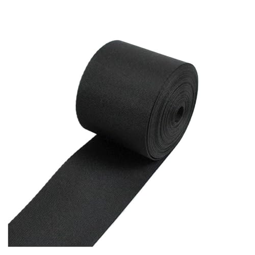 AQXYWQLL 5 mt 10–100 mm schwarzes Nylon-Gurtband, Rucksackgurt, Haustierhalsband, Sicherheitsgurt, Band, DIY-Tasche, Kleidung, Nähzubehör(60mm) von AQXYWQLL