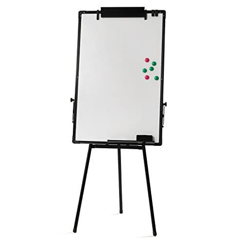 Flipchart-Ständer-Whiteboard, Magnetisches Tragbares Trocken abwischbares Brett, Magnetische Whiteboard Staffelei, 36 x 24 Zoll, Portable Dry Erase Board höhenverstellbar für Schule Büro und Zuhause von ARBGO