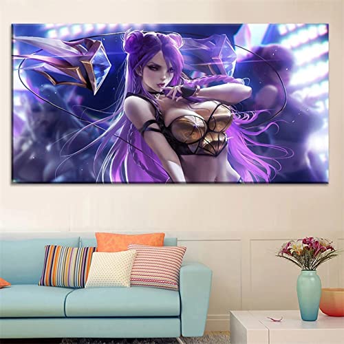 AREPAS 5D Diamond Painting Full Set Lila sexy Mädchen 60x120cm Großformat DIY Malen nach Zahlen Diamant Malerei Kit DIY Kreuzstich Diamant Gemälde Stickerei Diamant Painting Bilder Kunst Handwerk von AREPAS