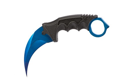 CSGO Karambit - Blue Steel - Legal Messer Skin Scharf Counter-Strike Global Offensive Sammlerstück - Bundle - Ariknives von ARI Knives