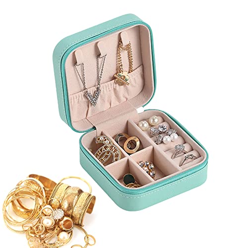 ARIOU Reise-Schmuckschatulle, PU-Leder, tragbar, Organizer, kleine Schmuck-Organizer-Box für Mädchen und Frauen von ARIOU