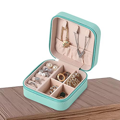 ARIOU Reise-Schmuckschatulle, PU-Leder, tragbar, Organizer, kleine Schmuck-Organizer-Box für Mädchen und Frauen von ARIOU